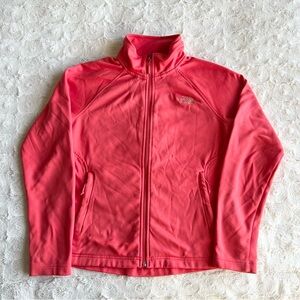 The North Face Jacket Womens Medium Pink Momentum Fleece Lined Full Zip *READ*